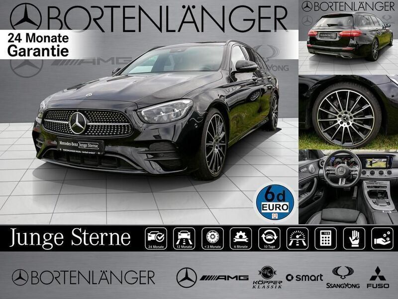 Schwarz Gebraucht 2023 Mercedes E220 AMG Limousine | 56.666 € (Teuer) - Bild 1/4