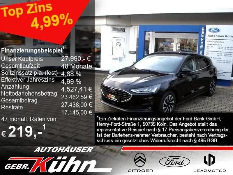 Nowe Ford Focus Titanium 155 KM (114 kW) 2026 Czarny