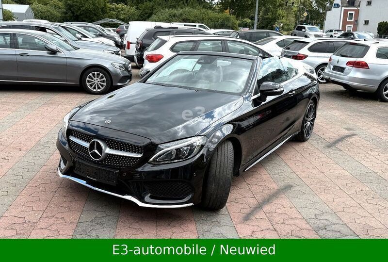 Schwarz Gebraucht 2017 Mercedes C250 AMG Cabrio | 27.990 € (Fairer Preis) - Bild 1/4