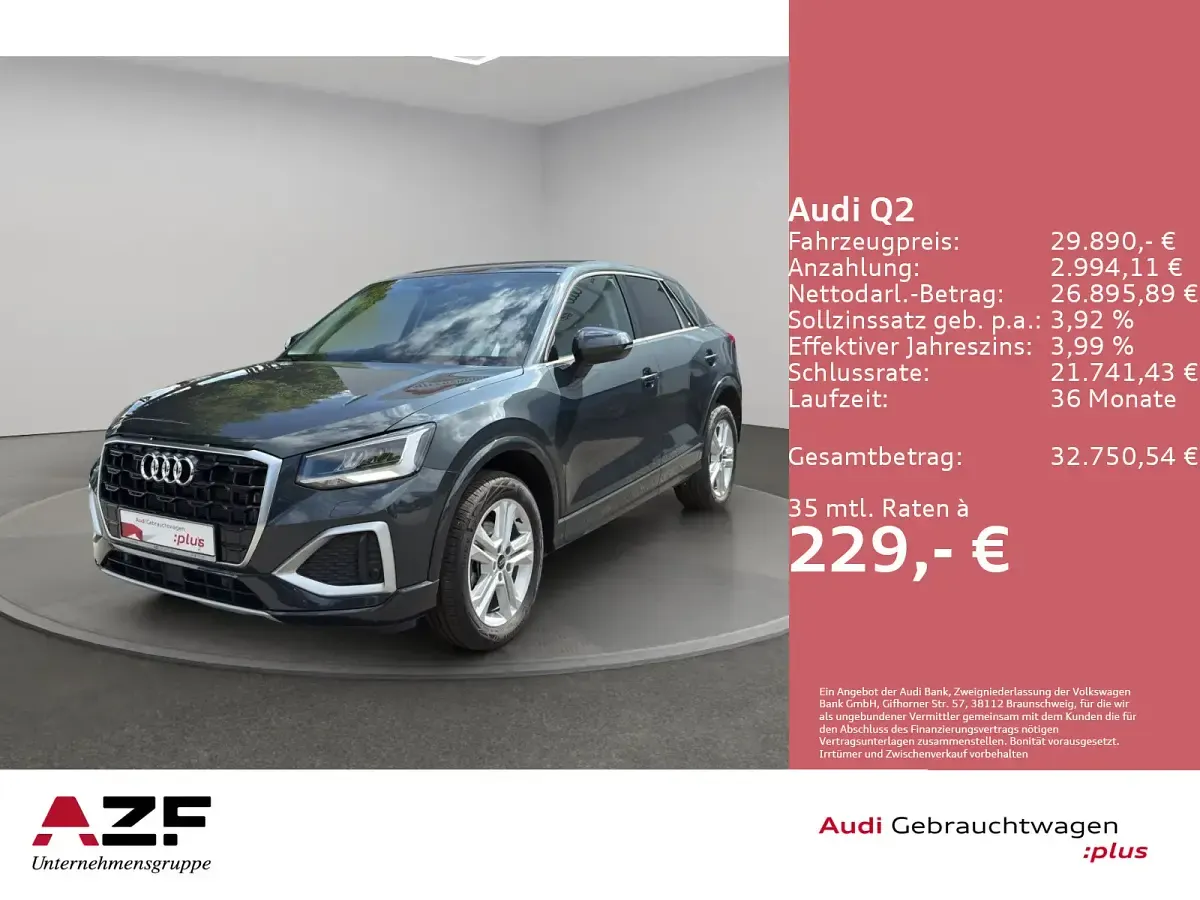 Gebraucht Audi Q2 Advanced 150 PS (110 kW) 2025 Manhattangrau metallic SUV