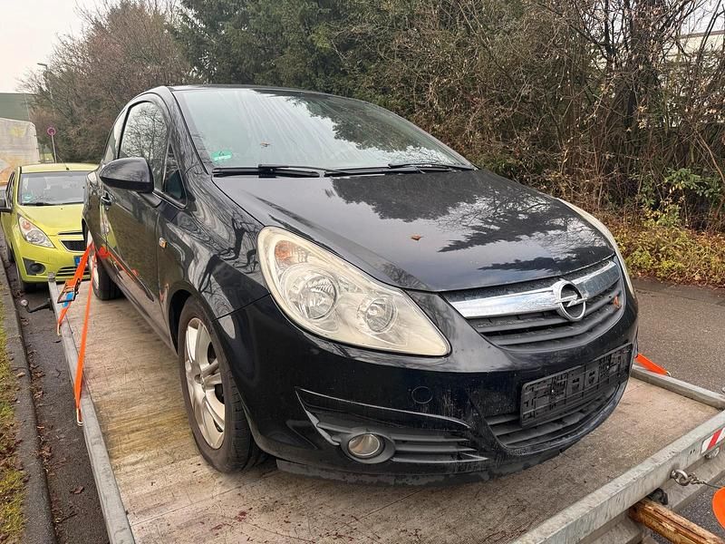 Schwarz Gebraucht 2008 Opel Corsa Limousine | 999 € (Fairer Preis) - Bild 1/4