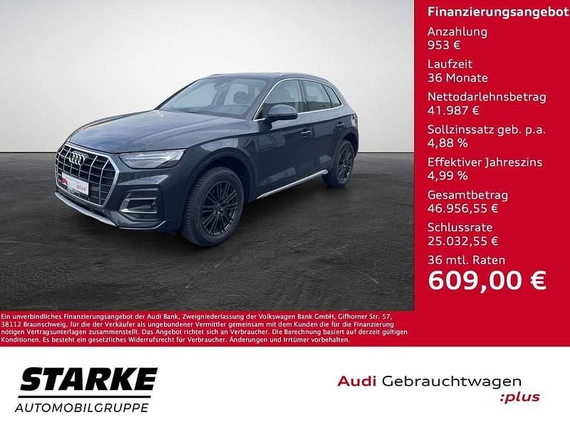 Manhattangrau metallic Gebraucht 2021 Audi Q5 Ambiente SUV | 42.940 € (Fairer Preis) - Bild 1/4