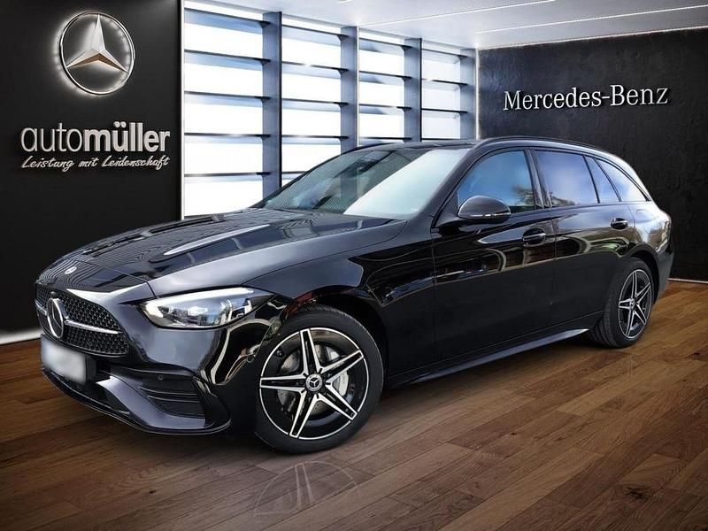 Schwarz Gebraucht 2023 Mercedes C300e AMG Limousine | 48.450 € (Teuer) - Bild 1/4