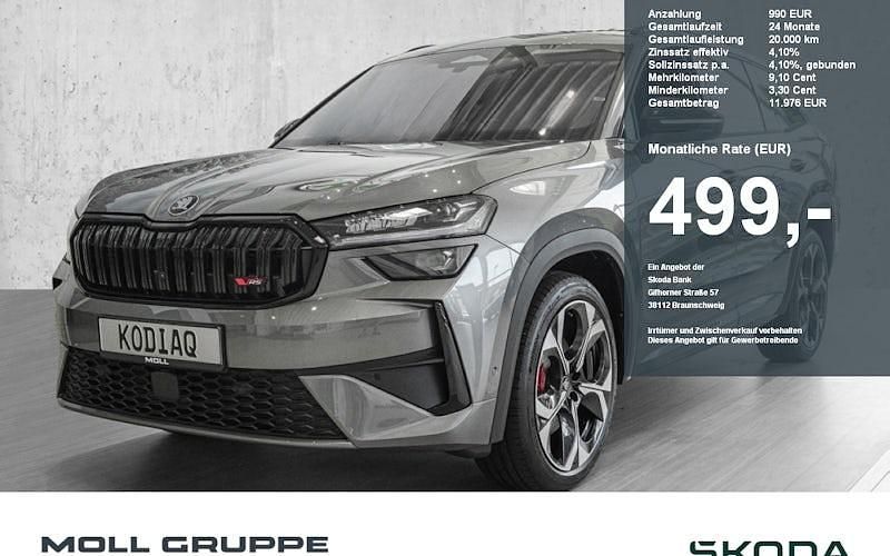 Grau Neu 2025 Skoda Kodiaq RS SUV | 55.990 € (Fairer Preis) - Bild 1/4