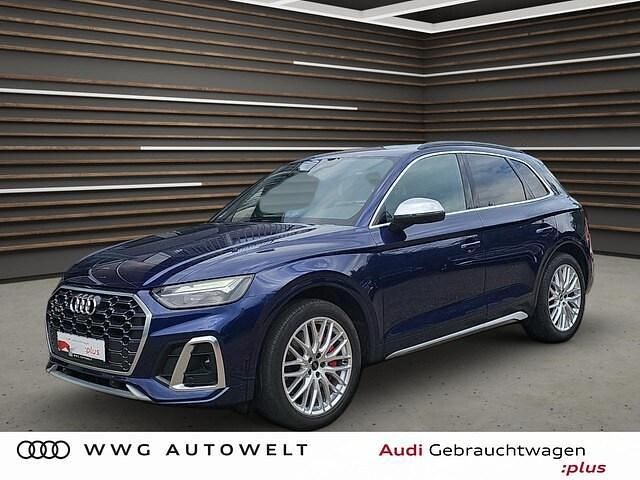 Navarrablau metallic Gebraucht 2021 Audi SQ5 Ambiente SUV | 51.980 € (Fairer Preis) - Bild 1/4