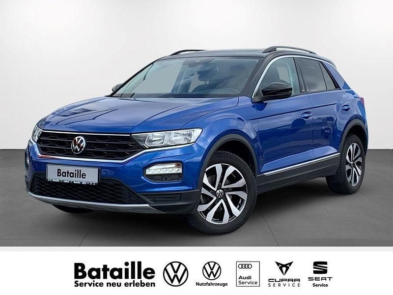Blau Gebraucht 2021 VW T-Roc Style SUV | 22.470 € (Fairer Preis) - Bild 1/4