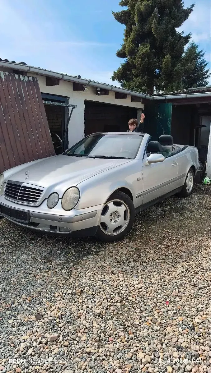 Gebraucht Mercedes CLK200 125 PS (91 kW) 1998 Grau Cabrio