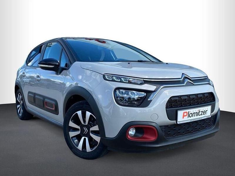 Sandbeige metallic (metallic) Gebraucht 2021 Citroën C3 PureTech Kleinwagen | 11.985 € (Fairer Preis) - Bild 1/4
