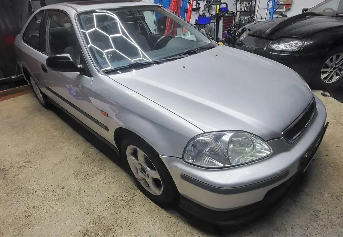 Gebraucht Honda Civic LS 105 PS (77 kW) 1996 Silber Coupé