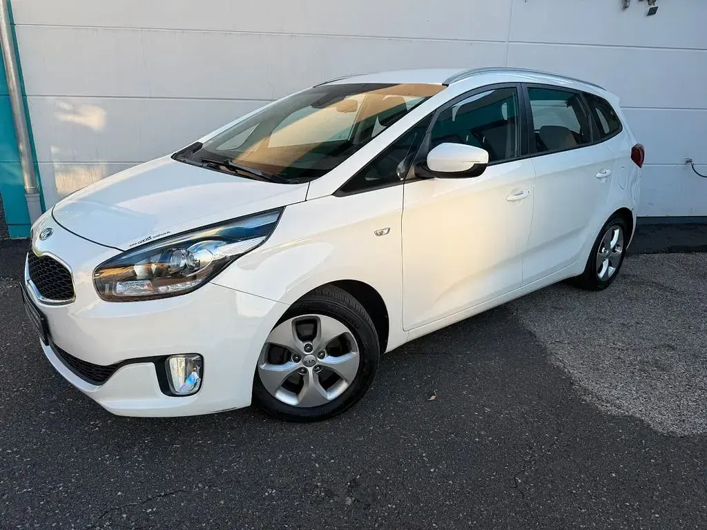 Gebraucht Kia Carens Edition 7 136 PS (100 kW) 2013 Weiß Van / Kleinbus