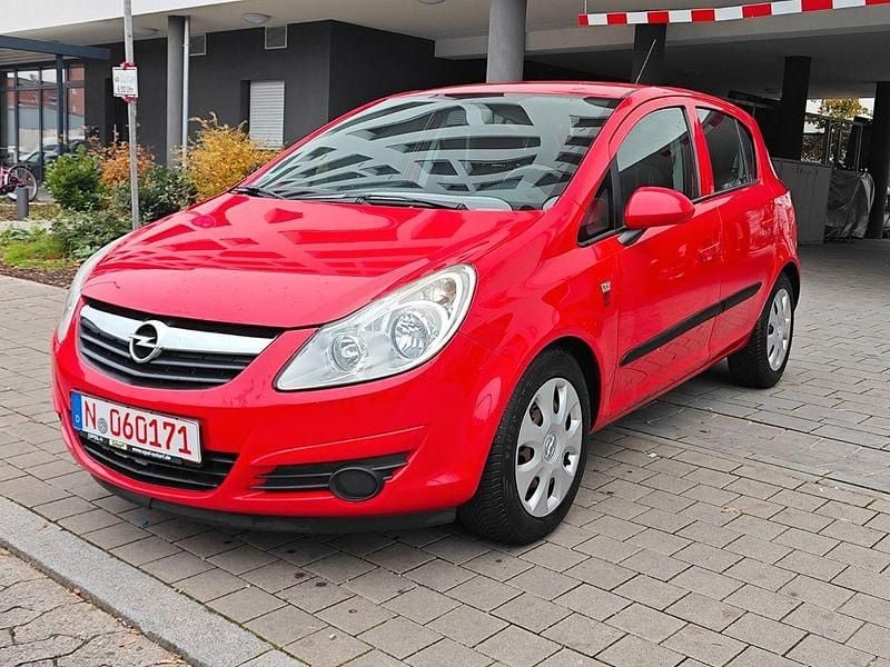 Rot Gebraucht 2009 Opel Corsa Edition Limousine | 1.600 € (Guter Preis) - Bild 1/4