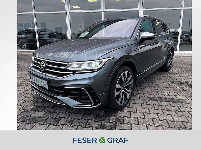 Grau Gebraucht 2022 VW Tiguan Allspace R-line SUV | 28.990 € (Guter Preis) - Bild 1/4