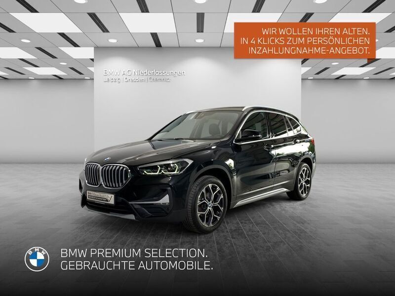 Schwarz Gebraucht 2021 BMW X1 SUV | 25.506 € (Fairer Preis) - Bild 1/4