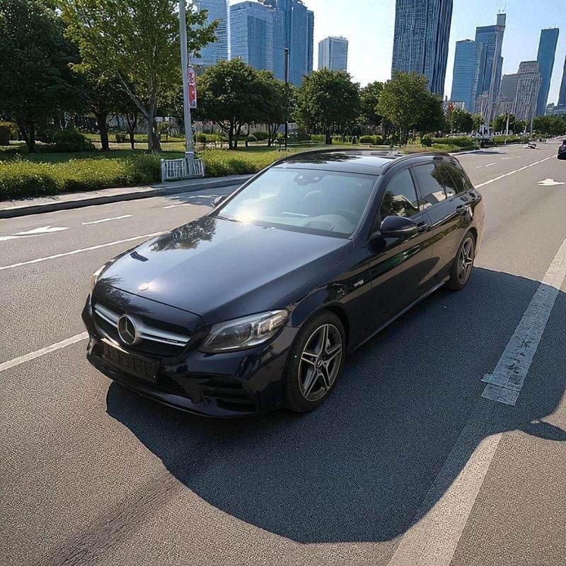 Blau Gebraucht 2020 Mercedes C43 AMG AMG Kombi | 39.990 € (Fairer Preis) - Bild 1/4