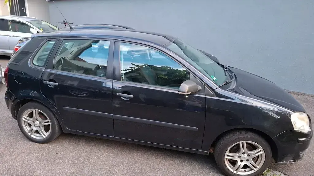 Gebraucht VW Polo 69 PS (50 kW) 2007 Schwarz Kleinwagen