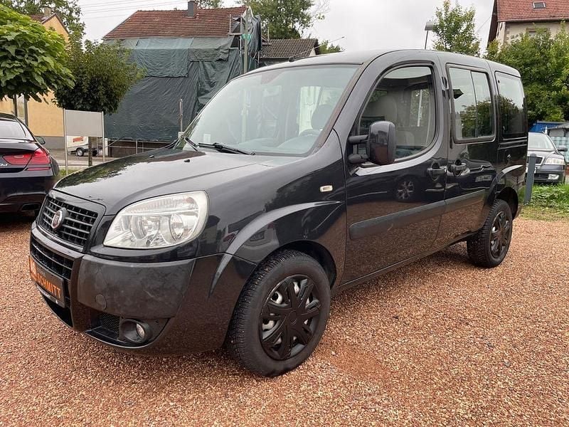 Schwarz Gebraucht 2008 Fiat Doblò Dynamic Van / Kleinbus | 3.490 € (Fairer Preis) - Bild 1/4