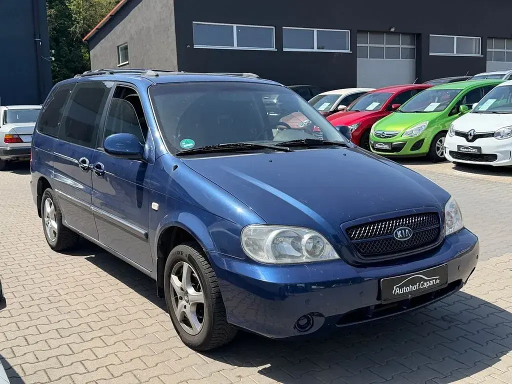 Gebraucht Kia Carnival 150 PS (110 kW) 2004 Blau Van / Kleinbus