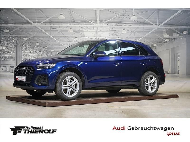 Gebraucht Audi Q5 S-Line 299 PS (219 kW) 2022 Navarrablau metallic SUV