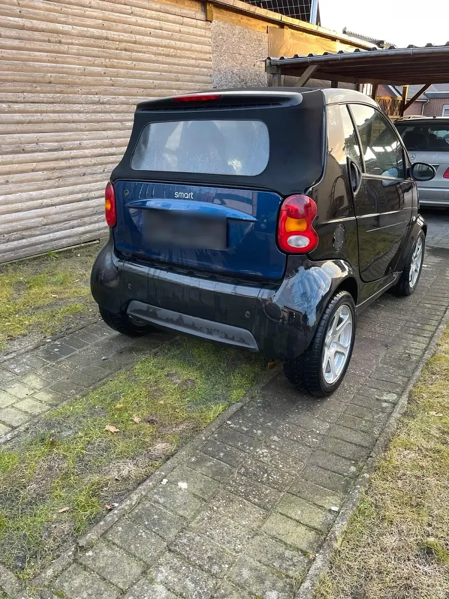 Brugt Smart ForTwo Cabrio 41 HK (30 kW) 2004 Sort Cabriolet