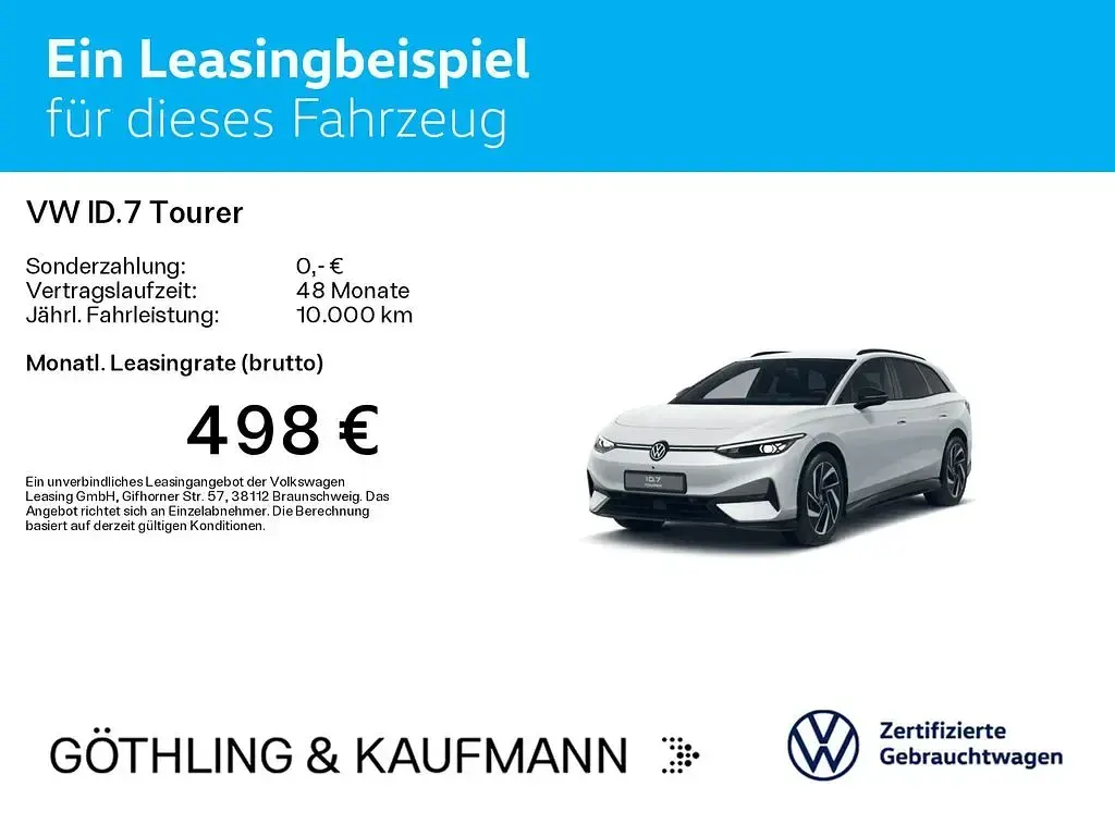 Gebraucht VW ID.7 Pro 210 kW (286 PS) 2025 Weiß Kombi
