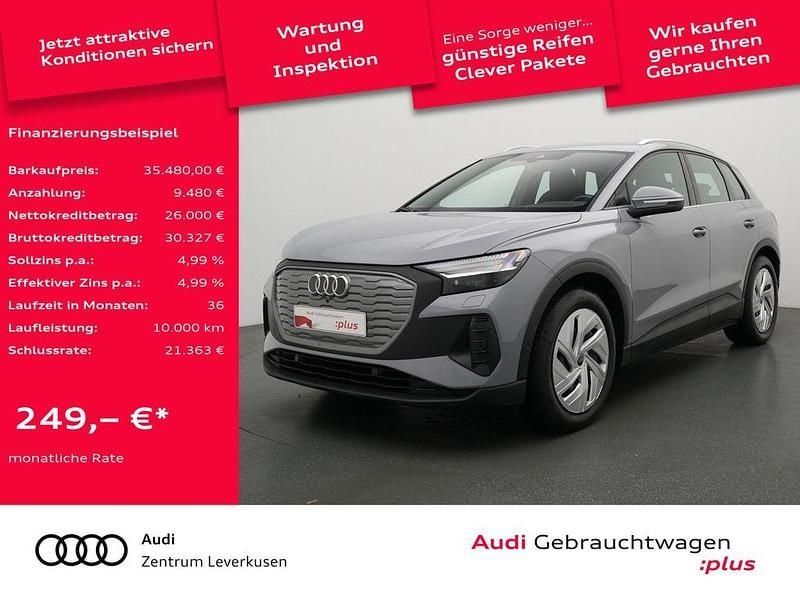 Grau Gebraucht 2022 Audi Q4 e-tron Sport SUV | 35.480 € (Etwas zu teuer) - Bild 1/4