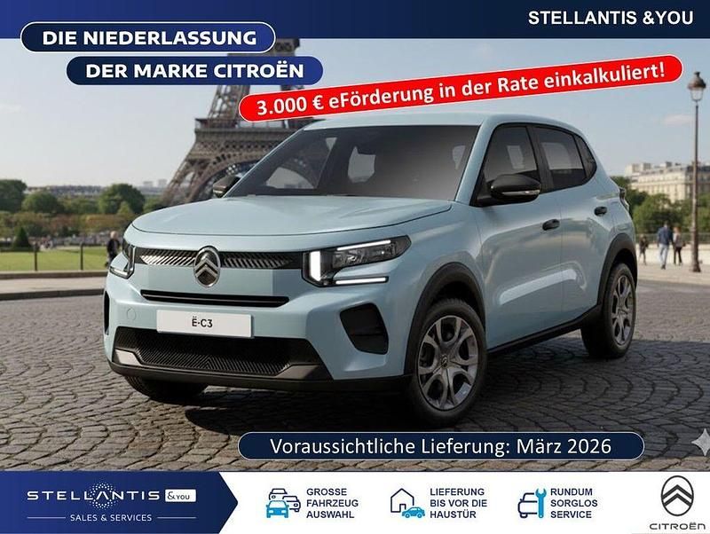 Neu Citroën e-C3 83 kW (113 PS) 2026 Blau Limousine