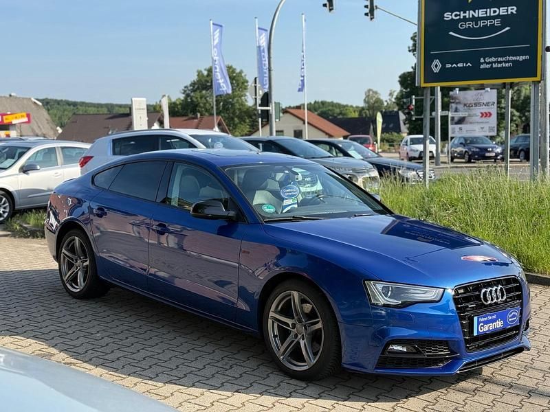 Usata Audi A5 S-Line 190 CV (139 kW) 2016 Blu Coupé