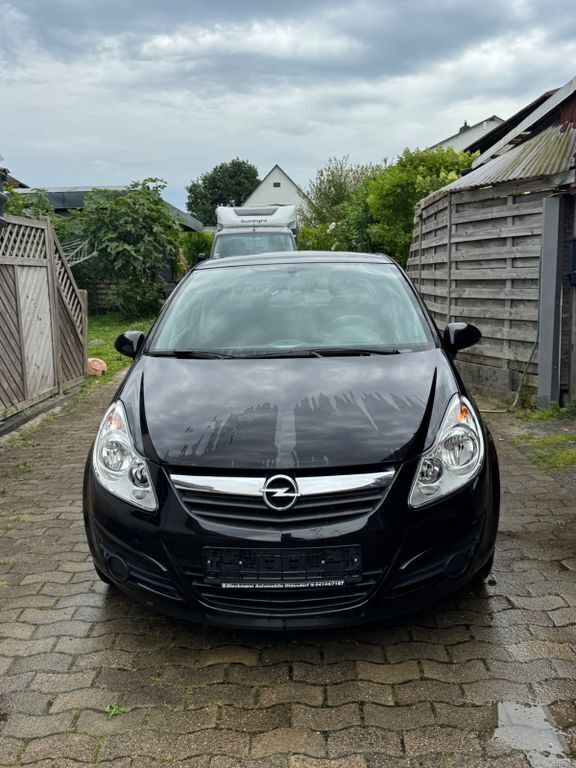 Schwarz Gebraucht 2008 Opel Corsa Limousine | 3.900 € (Fairer Preis) - Bild 1/4