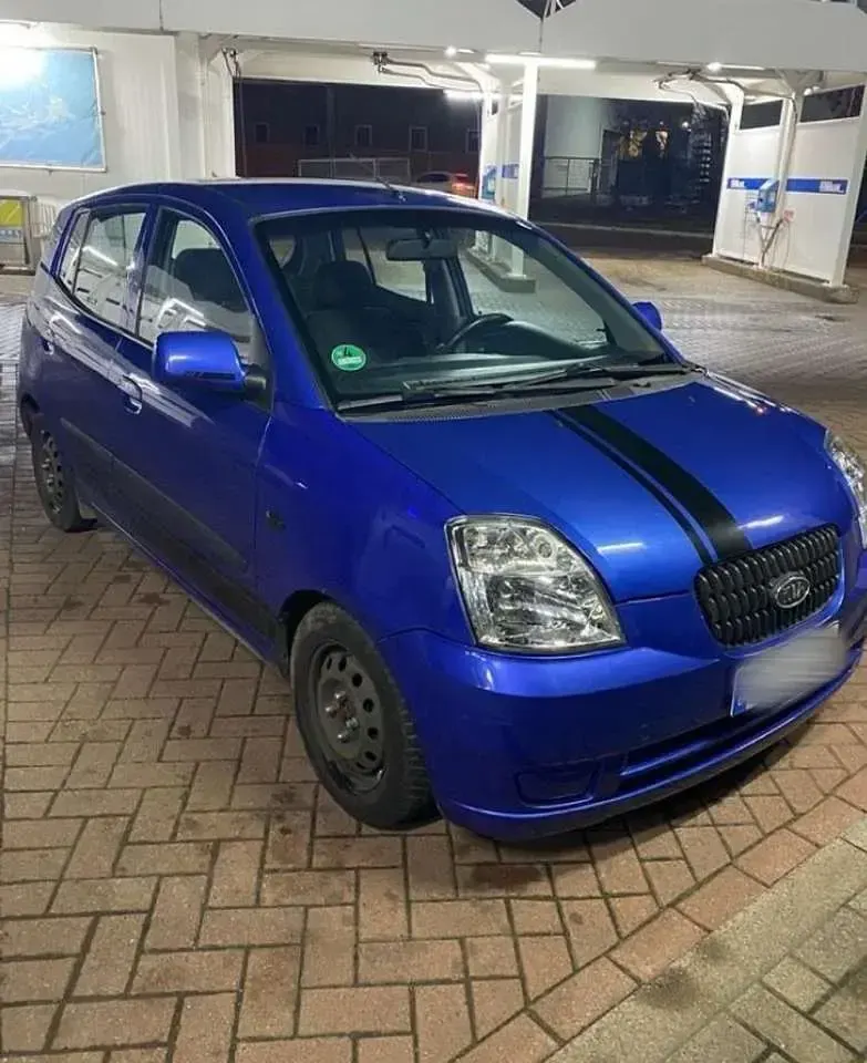 Gebraucht Kia Picanto LX 65 PS (47 kW) 2005 Blau Kleinwagen