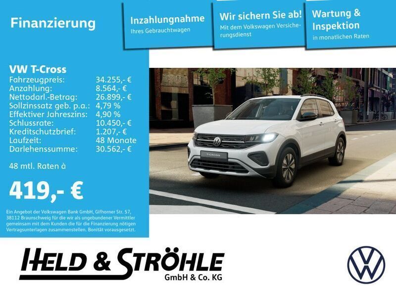 Weiß Neu 2025 VW T-Cross Life SUV | 34.255 € (Teuer) - Bild 1/4