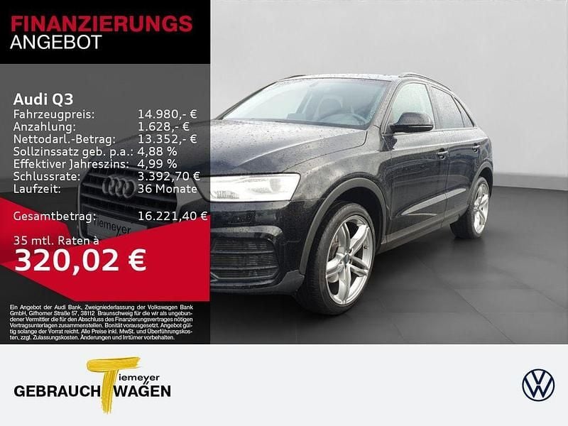 Gebraucht Audi Q3 Comfort 125 PS (91 kW) 2017 Schwarz SUV