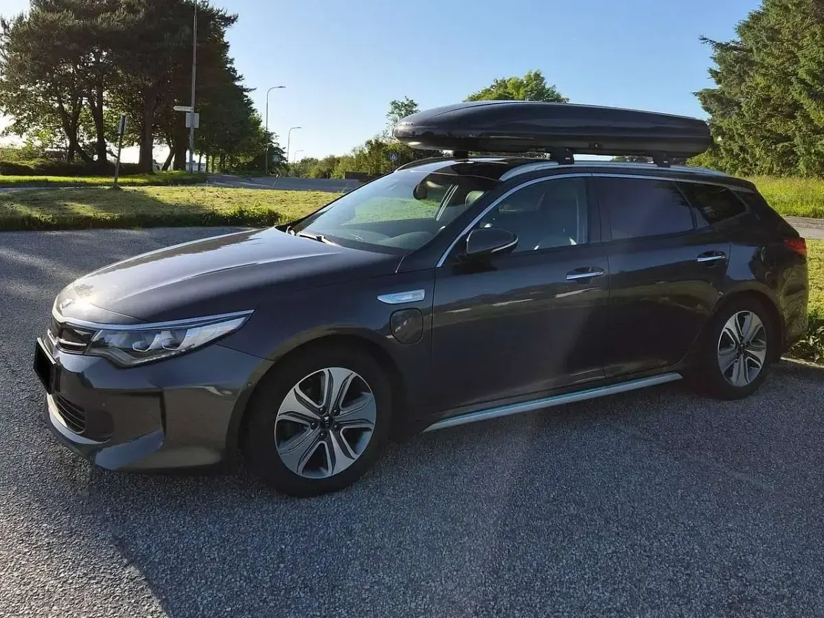 Gebraucht Kia Optima Active 205 PS (150 kW) 2018 Grau Kombi