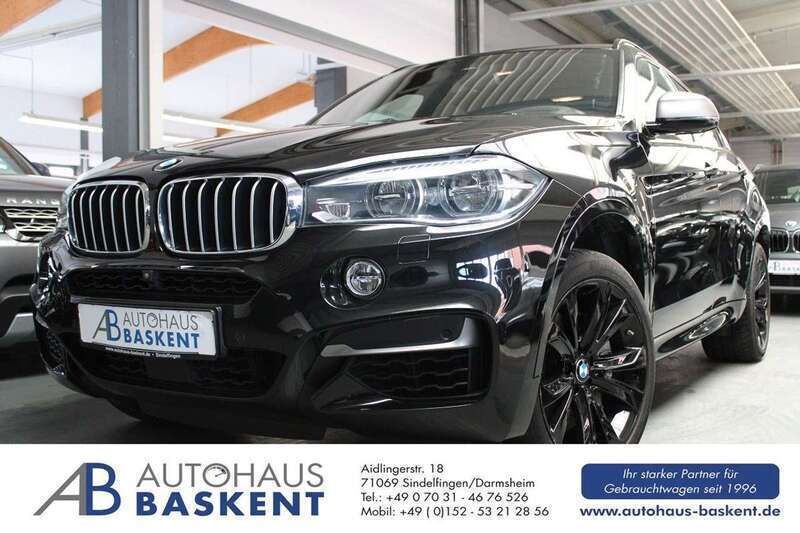 Black sapphire metallic Gebraucht 2019 BMW X6 M Comfort Edition SUV | 48.490 € (Etwas zu teuer) - Bild 1/4