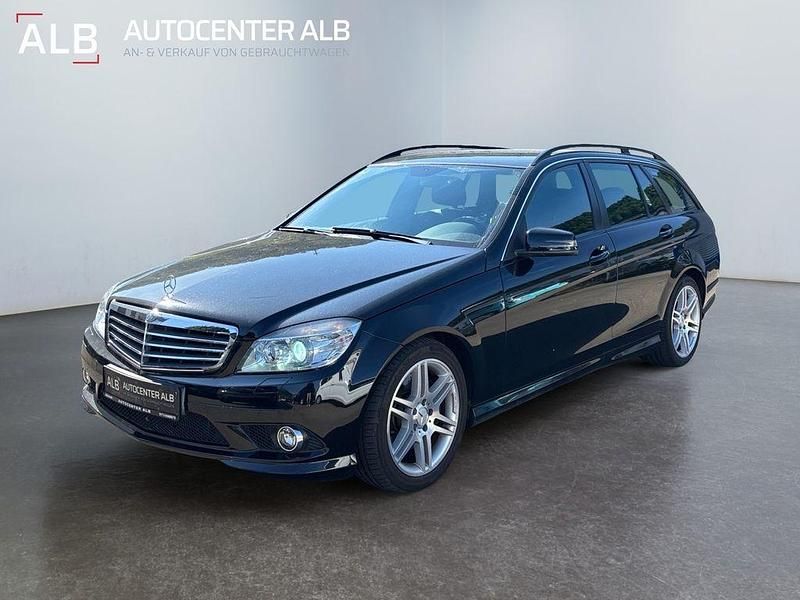 Schwarz Gebraucht 2008 Mercedes C280 AMG line Limousine | 13.990 € (Etwas zu teuer) - Bild 1/4