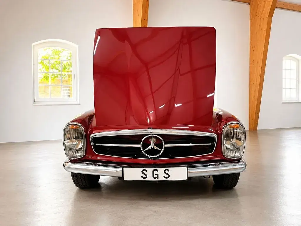Gebraucht Mercedes SL280 170 PS (125 kW) 1971 Rot Cabrio