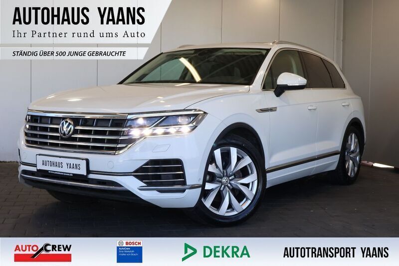 Pure white Gebraucht 2019 VW Touareg SUV | 41.789 € (Guter Preis) - Bild 1/4