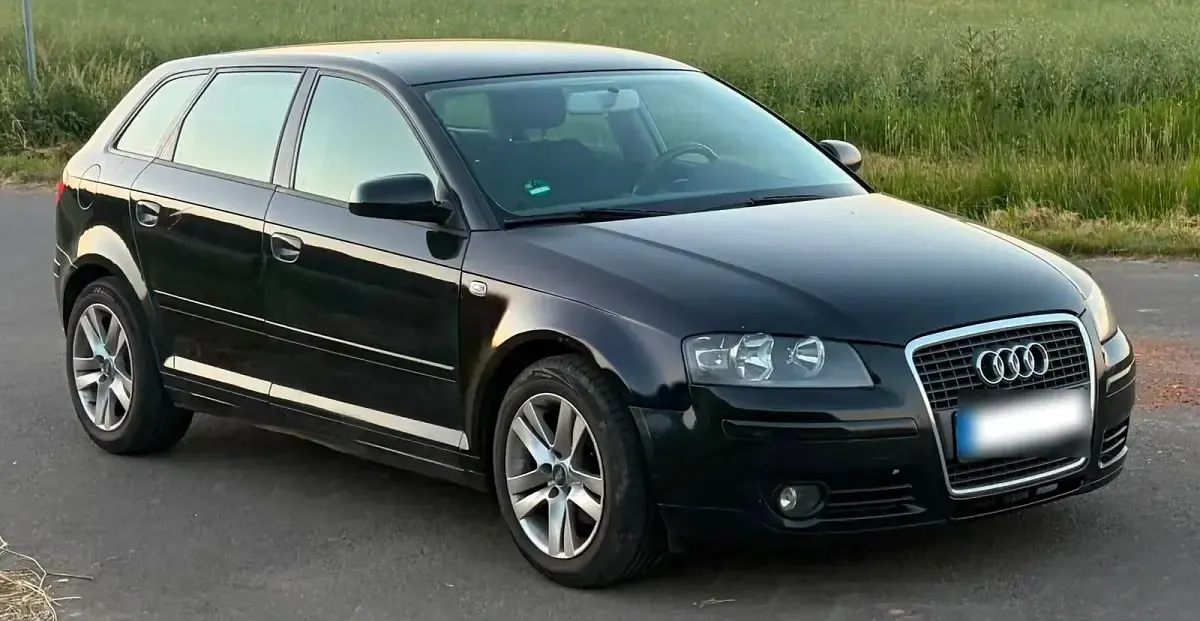 Gebraucht Audi A3 Sportback S-Line 160 PS (117 kW) 2008 Schwarz Kleinwagen