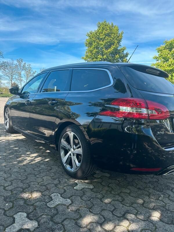Schwarz Gebraucht 2019 Peugeot 308 GT-line Kombi | 16.500 € (Teuer) - Bild 1/4