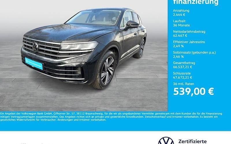 Schwarz Gebraucht 2024 VW Touareg Elegance SUV | 64.911 € (Guter Preis) - Bild 1/4