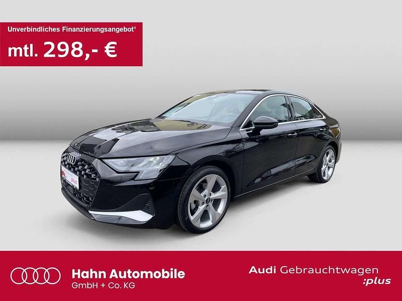 Mythosschwarz metallic Gebraucht 2025 Audi A3 Advanced Limousine | 32.889 € (Fairer Preis) - Bild 1/3