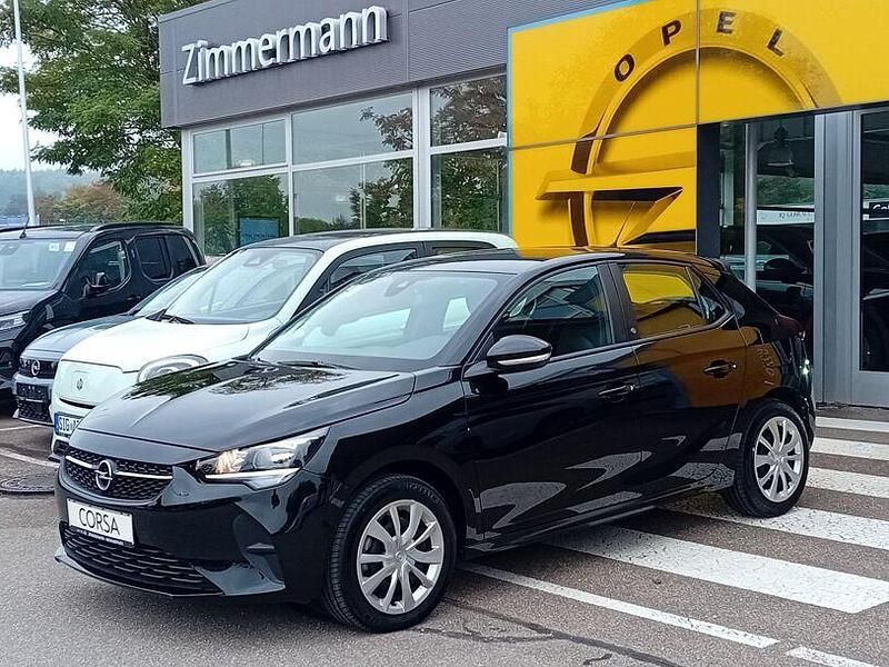 Gebraucht Opel Corsa-e Edition 102 kW (140 PS) 2022 Diamant schwarz/karbon schwarz Kleinwagen