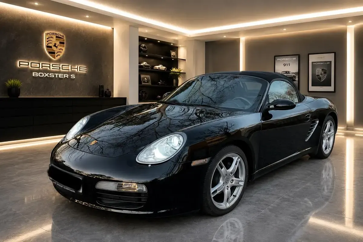 Gebraucht Porsche Boxster 240 PS (176 kW) 2005 Schwarz Cabrio