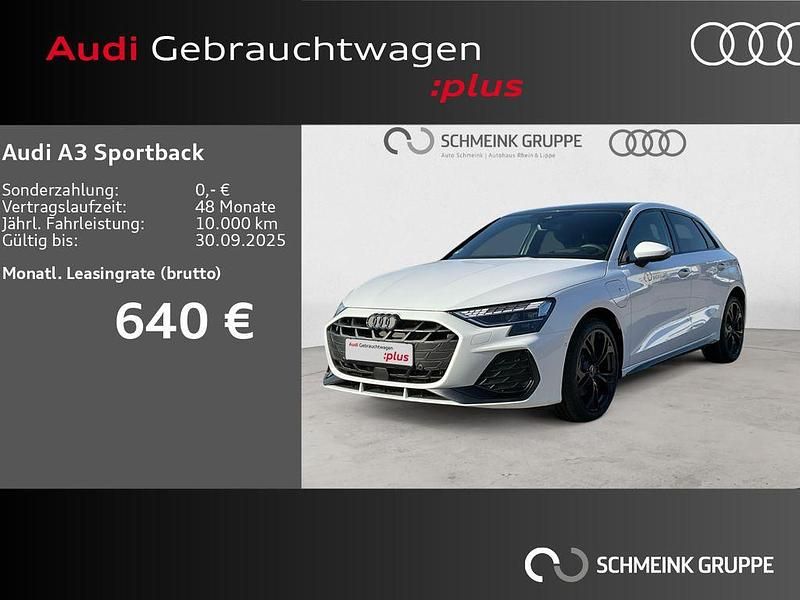 Arkonaweiß Gebraucht 2025 Audi A3 Sportback e-tron S-Line Limousine | 49.890 € - Bild 1/4