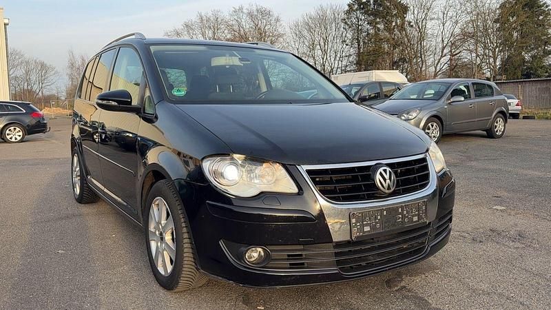 Gebraucht VW Touran Trendline 140 PS (102 kW) 2007 Schwarz Van / Kleinbus