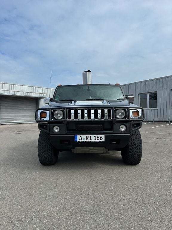Schwarz Gebraucht 2004 Hummer H2 SUV | 29.500 € (Etwas zu teuer) - Bild 1/4