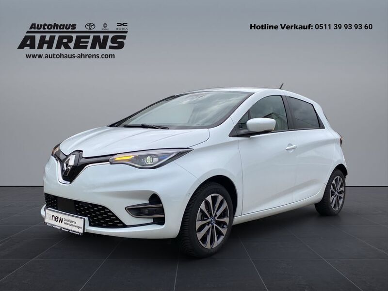 Quartz white (metallic) Gebraucht 2020 Renault Zoe Intens Kleinwagen | 15.780 € - Bild 1/4