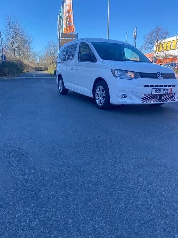 Gebraucht VW Caddy Maxi Life 102 PS (75 kW) 2022 Weiß Van / Kleinbus