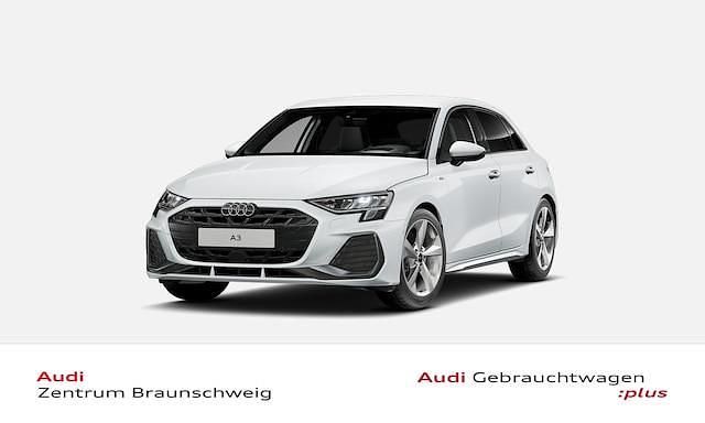 Gletscherweiß metallic Gebraucht 2025 Audi A3 S-Line | 37.450 € (Etwas zu teuer) - Bild 1/3