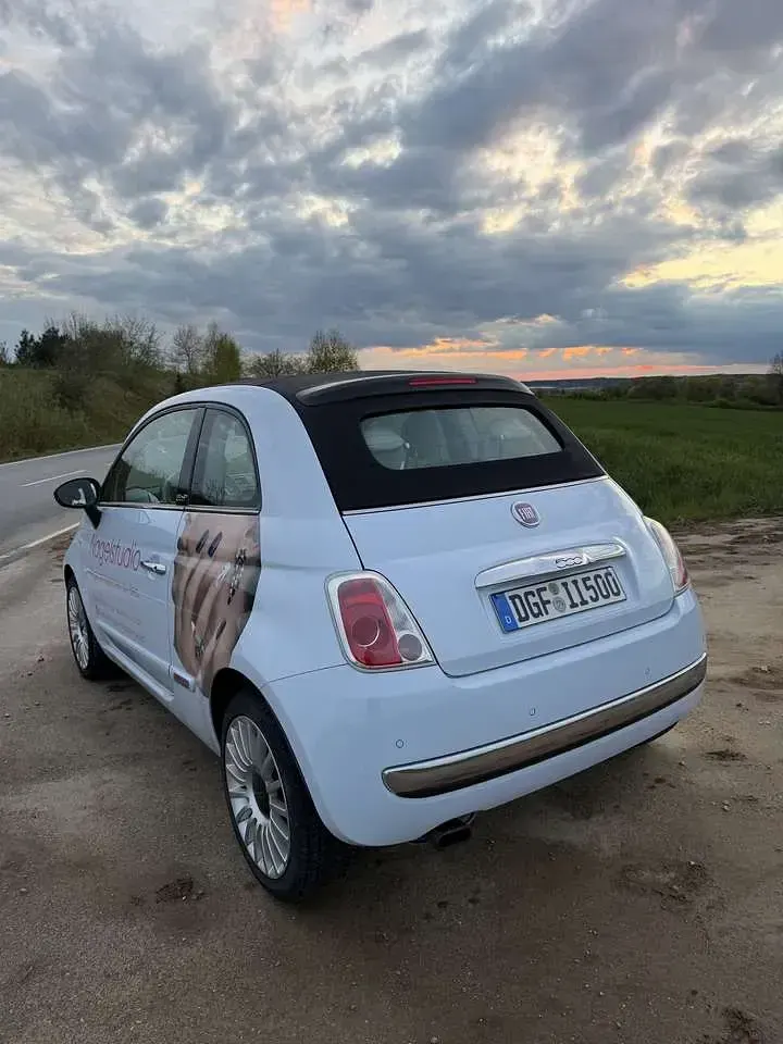 Gebraucht Fiat 500 69 PS (50 kW) 2010 Blau Cabrio