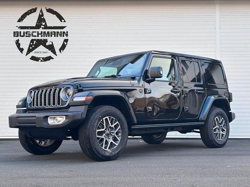 Schwarz Neu 2025 Jeep Wrangler Unlimited Sahara SUV | 67.999 € (Etwas zu teuer) - Bild 1/4